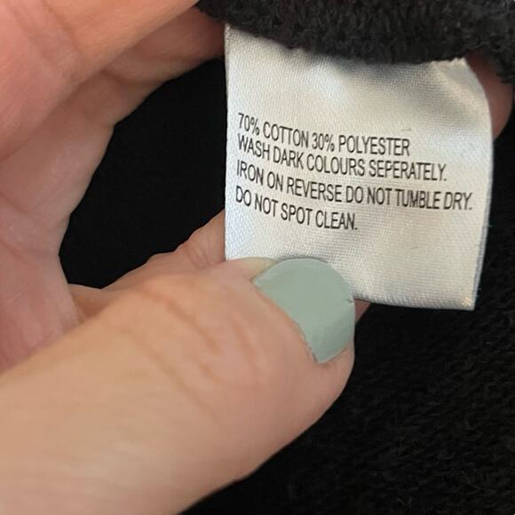 Rogue And Wolf Gothic Hoodie Sweatshirt Tunic Medium Snakes Witchy Baggy Black - Picture 8 of 10